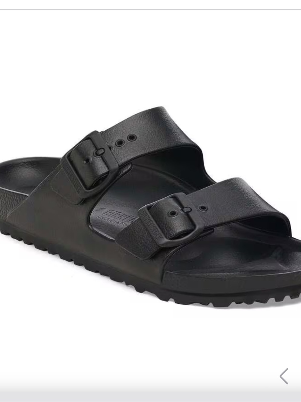 MEN BIRKENSTOCK Arizona Essentials EVA Sandal Slipper Black  Size 10